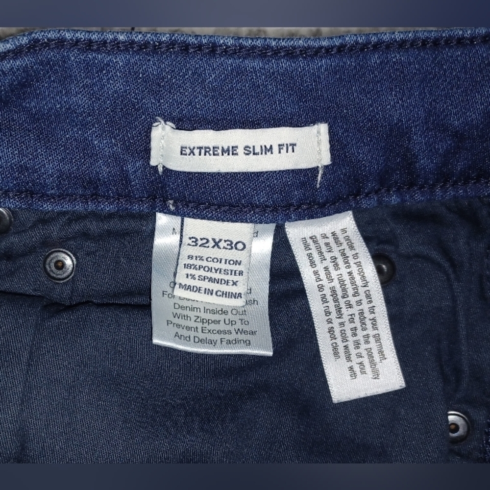 Joseph Abboud Extreme Slim Fit Denim Jeans - Picture 8 of 13